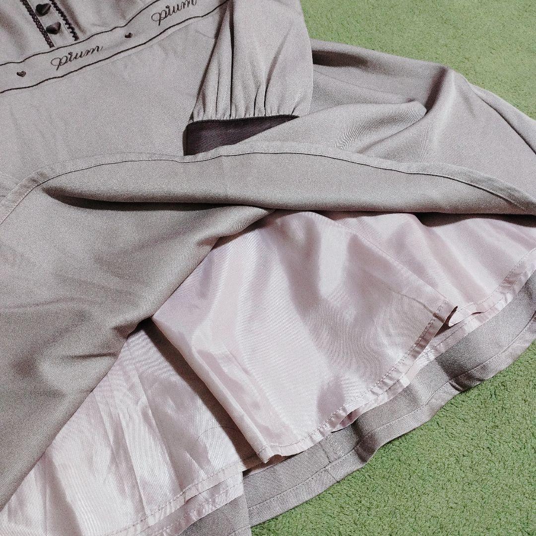 【pium】メルティーチョコレートワンピース モカ