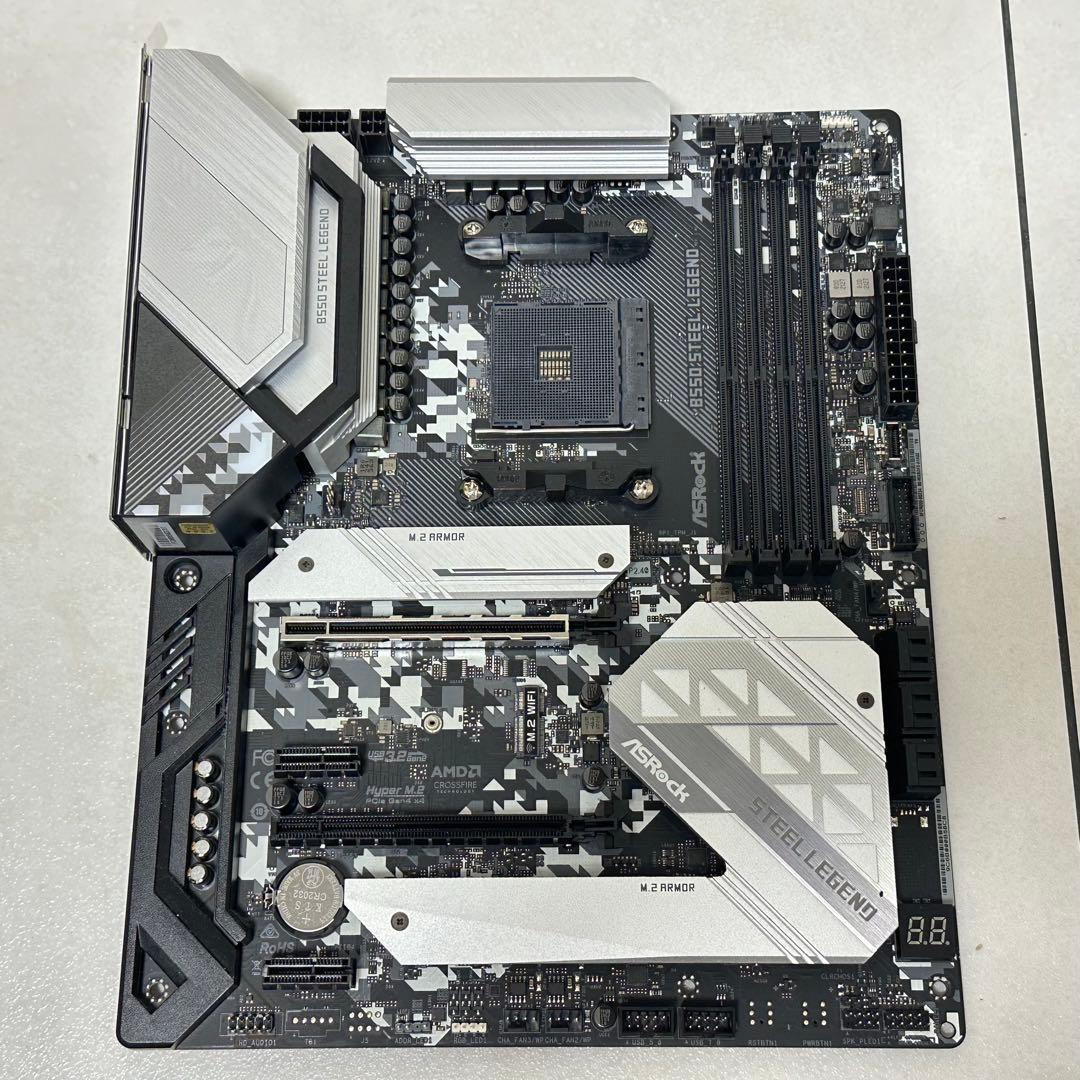 マザーボード asrock b550 steel legend