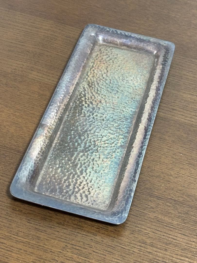 純銀　silver 宮本製　刻印　ペン皿　プレート