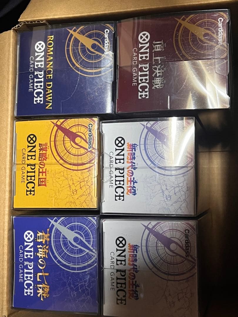 ONE PIECE カードゲーム 6セット　未開封シール