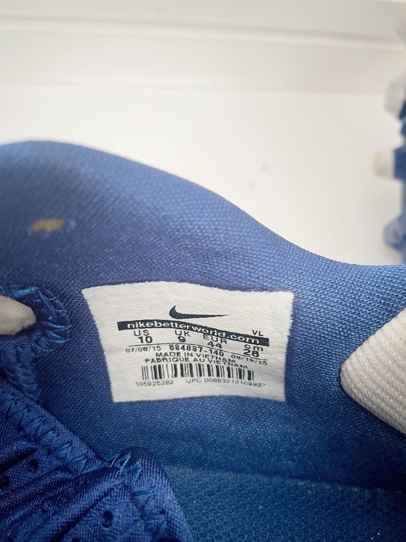 Nike アメフト スパイク 28cm ブルー