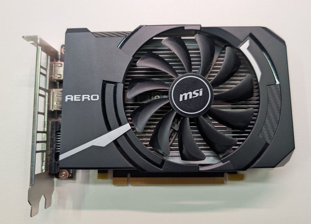 グラフィックボード・グラボ・ビデオカード MSI AERO ITX GeForce GTX 1650 4G OCV1