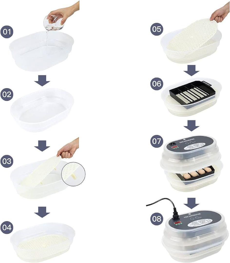 自動孵卵器 孵化器 インキュベーター 小型孵卵器 鳥類専用ふ卵器 自動転卵 自動