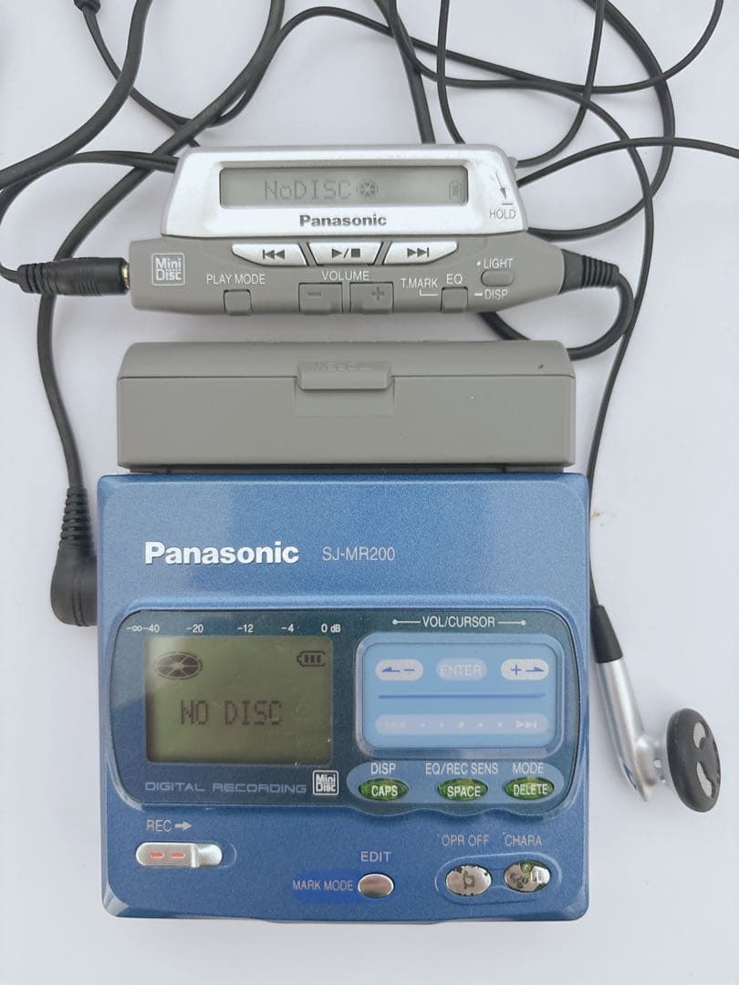 パナソニック MDプレーヤー SJ−MR200 通電確認OK