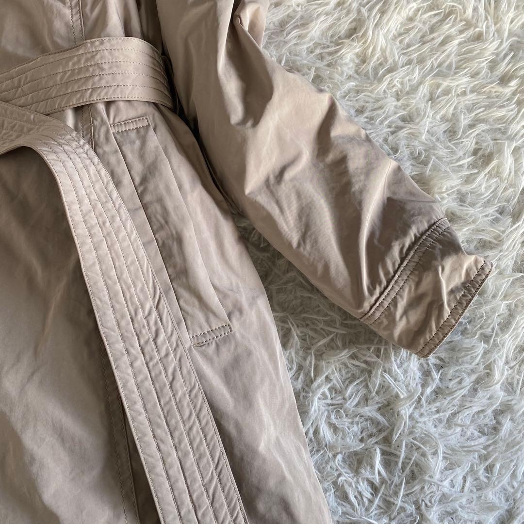 【未使用】インディビ　リバーシブルラクーンファーダウンコート　ファー取外可　L