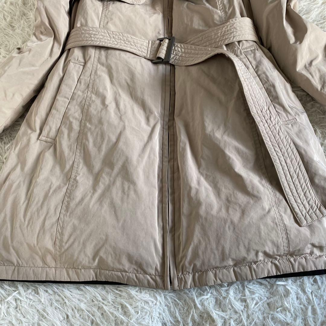 【未使用】インディビ　リバーシブルラクーンファーダウンコート　ファー取外可　L