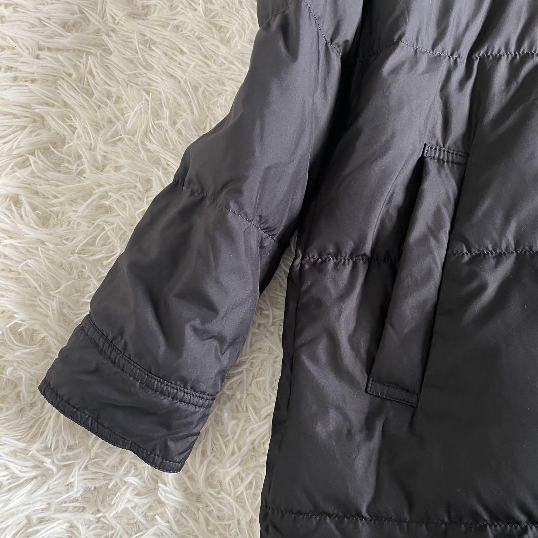 【未使用】インディビ　リバーシブルラクーンファーダウンコート　ファー取外可　L