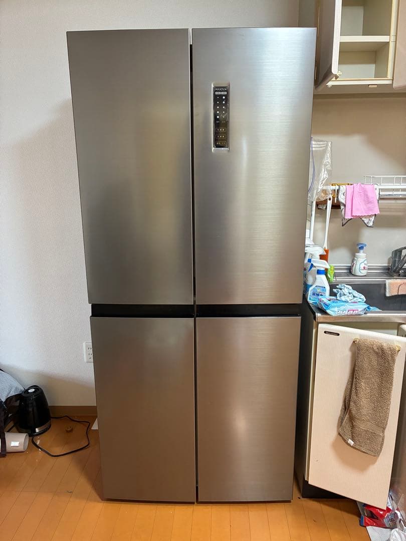 MAXZEN 362L 観音開き冷蔵庫