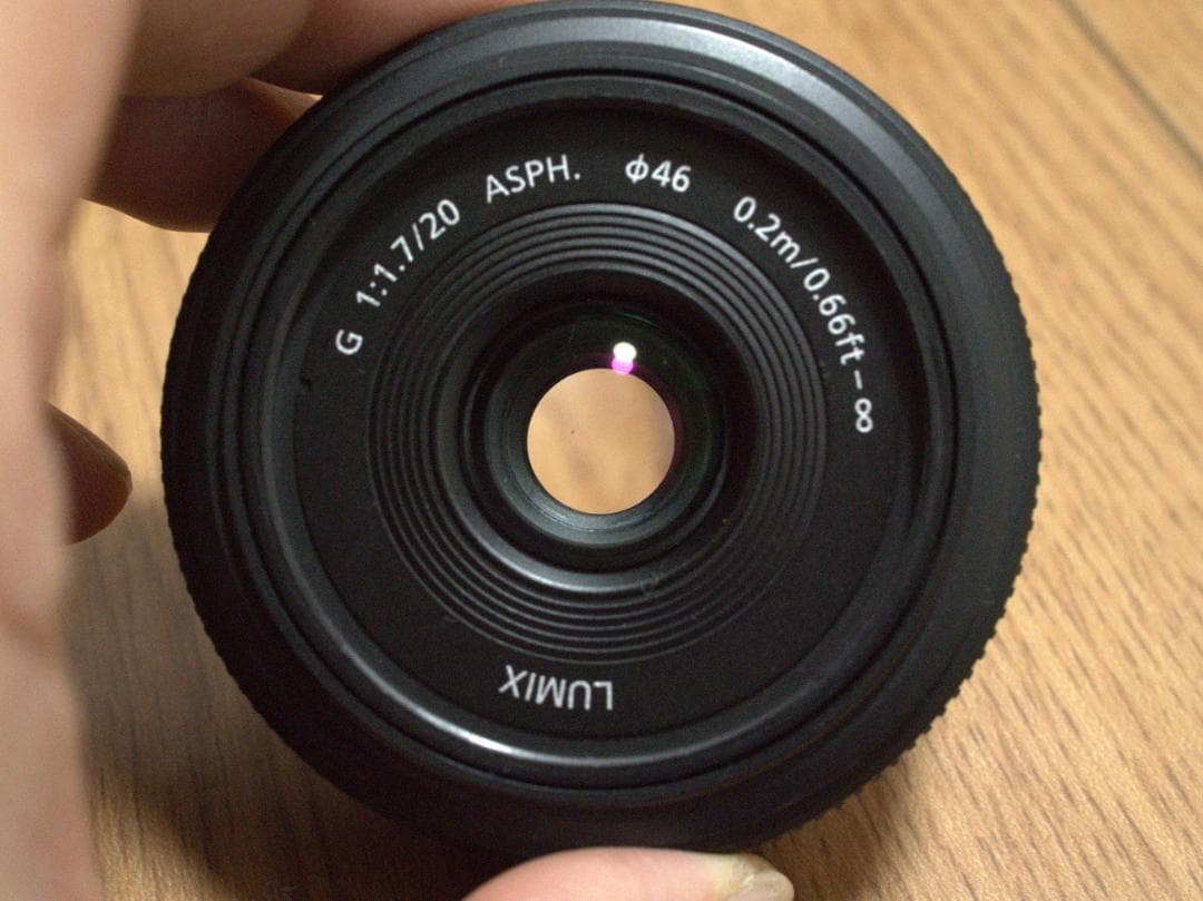 【動作確認済 価格相談可】 ルミックス LUMIX G 20mm/F1.7