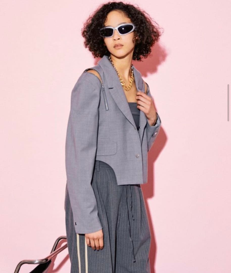 スラッシュジップジャケット【MAISON SPECIAL/メゾンスペシャル】