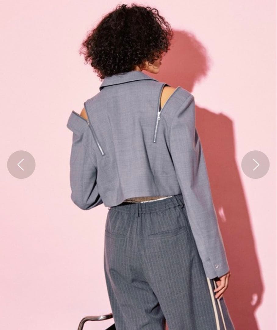 スラッシュジップジャケット【MAISON SPECIAL/メゾンスペシャル】