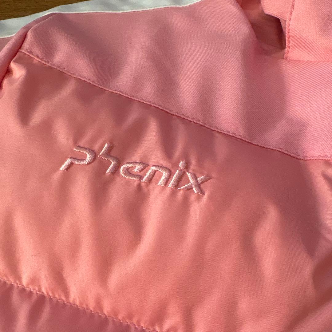 【新品】phenix 子ども用スキーウェアセット ピンク/ネイビー 130㎝