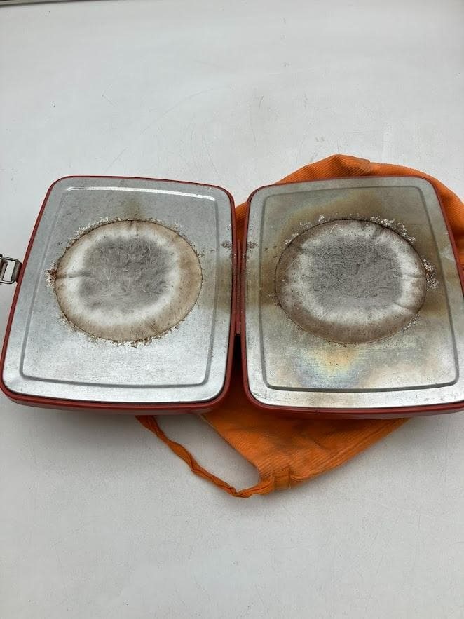 昭和レトロ　ミツウロコ　品川あんか　豆灰あんか　袋付き2点セット