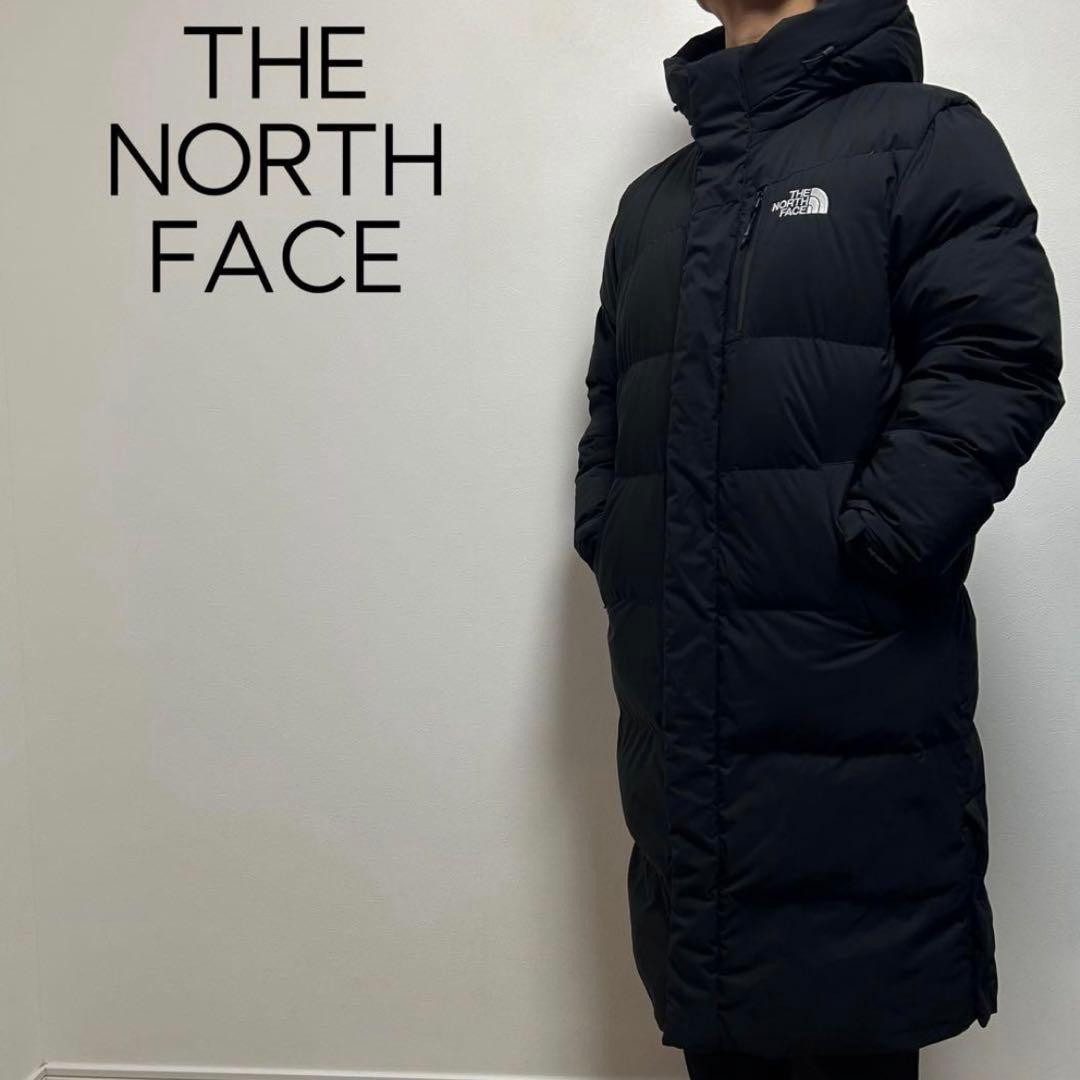 日本未入荷　海外限定　ノースフェイス　ホワイトレーベル　ロングダウンコート 黒