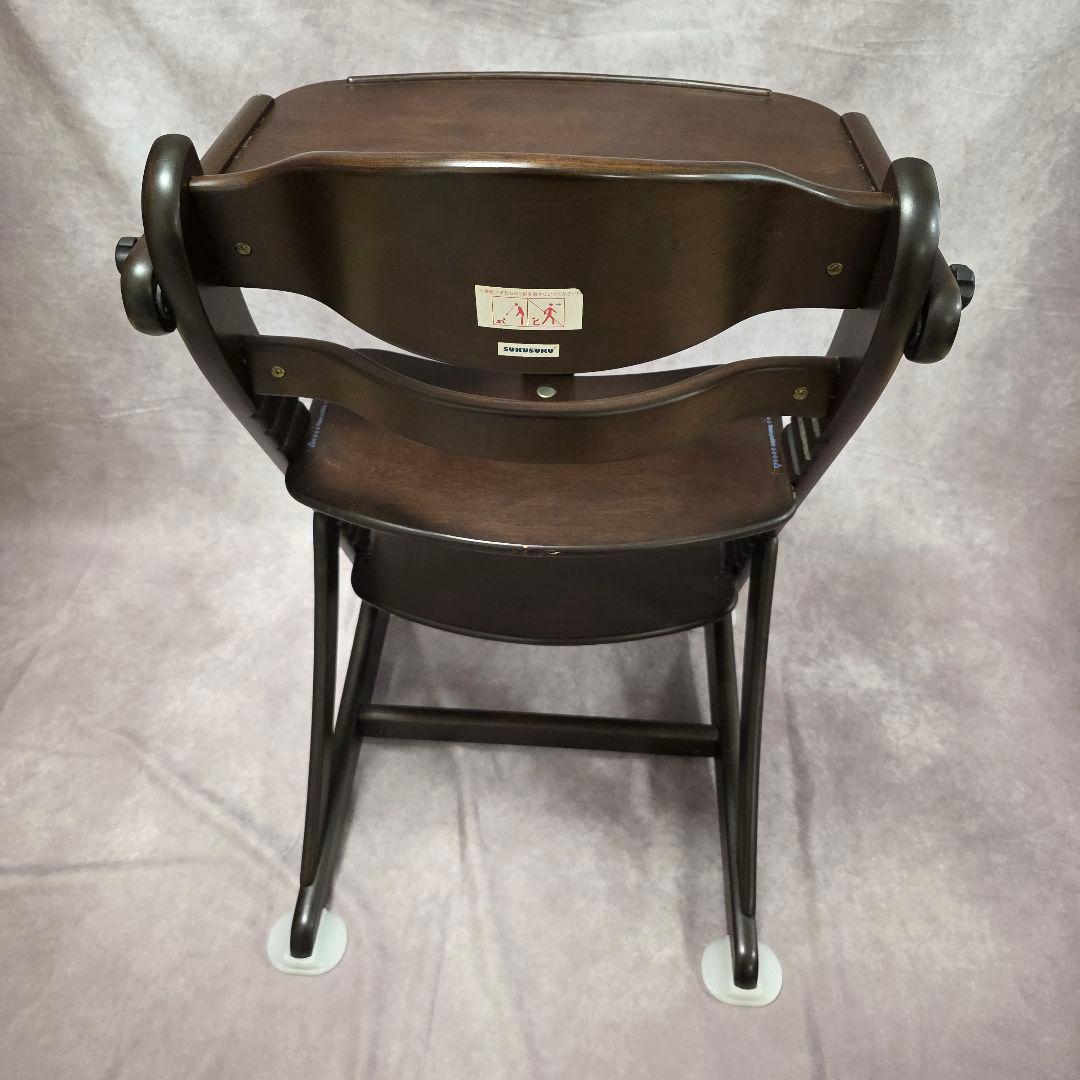 【美品】大和屋 すくすくチェアEN テーブル&ガード付き 木製 ベビーチェア