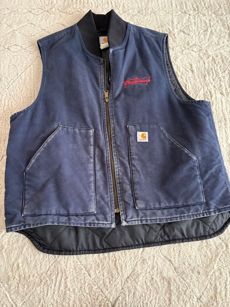 Carhartt ネイビー ベスト USA製