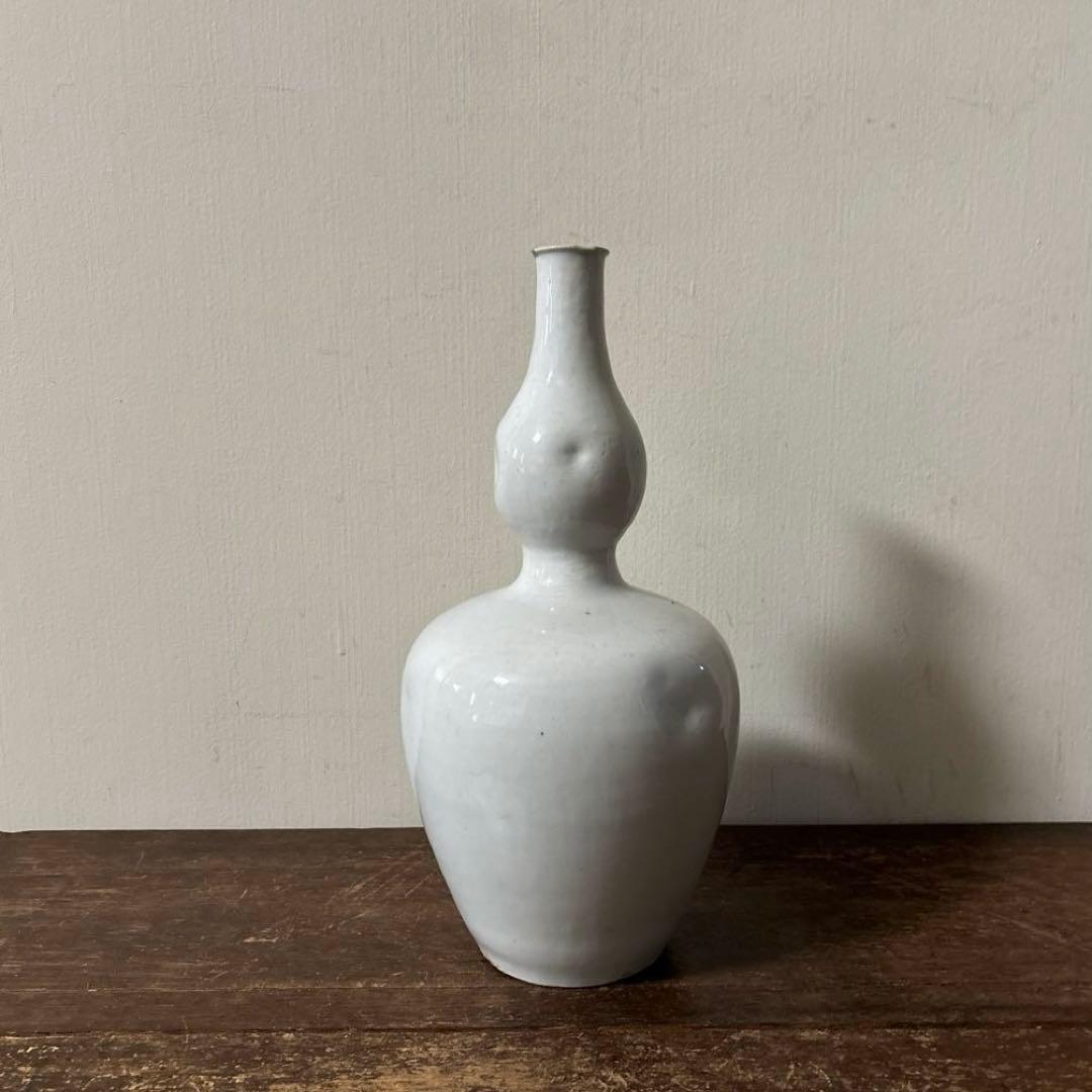 時代　瓢徳利　花器　古伊万里　平戸　平佐　アンティーク　古美術　柿右衛門　李朝