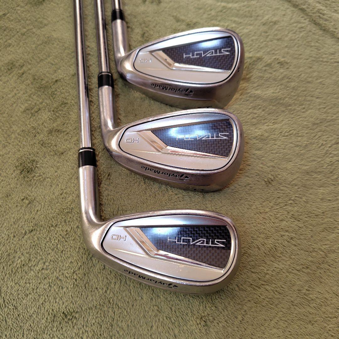 テーラーメイド ステルスHDアイアン7本セット(#5〜#A) スチールシャフトS