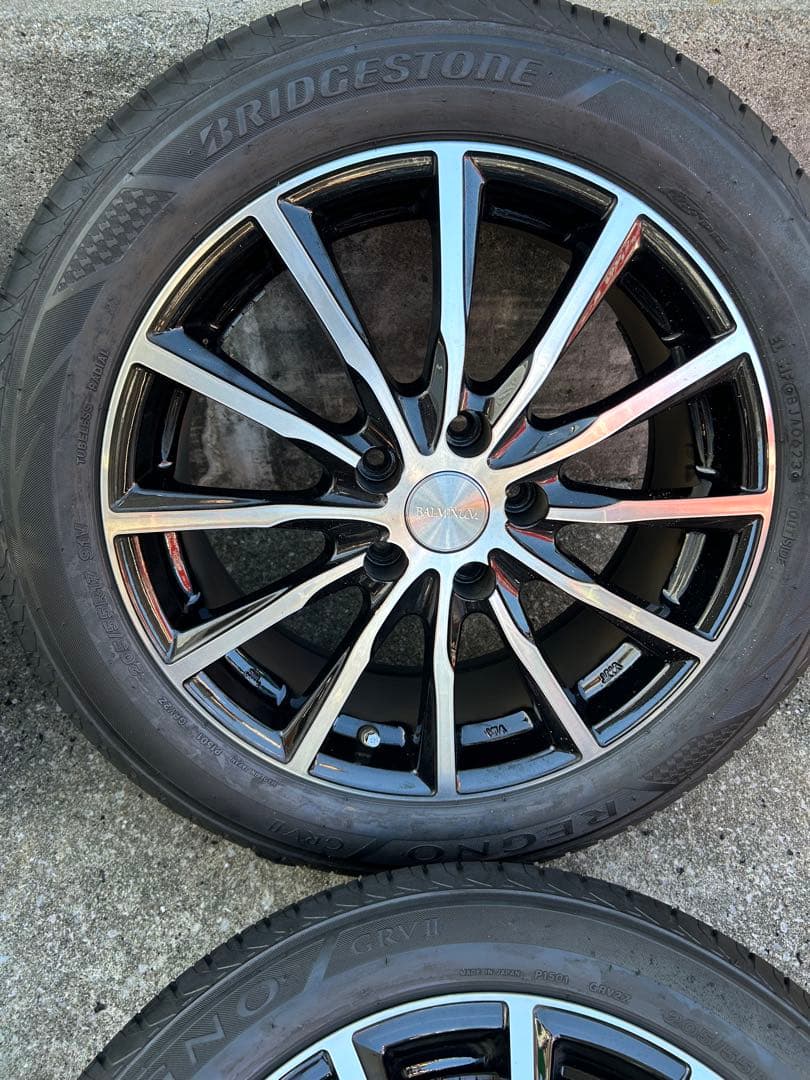 M&H様ブリヂストン REGNO GRVⅡ 205/55R17 ホイールセット