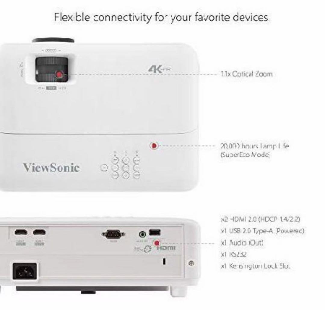 ViewSonic PX701-4K 4K UHD 3200ルーメン 240Hz