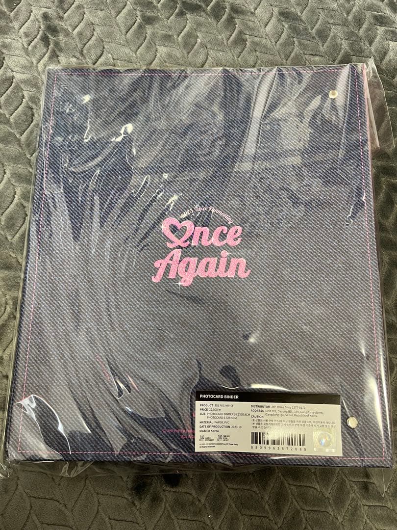 TWICEトレカ バインダー ONCE AGAIN 未使用