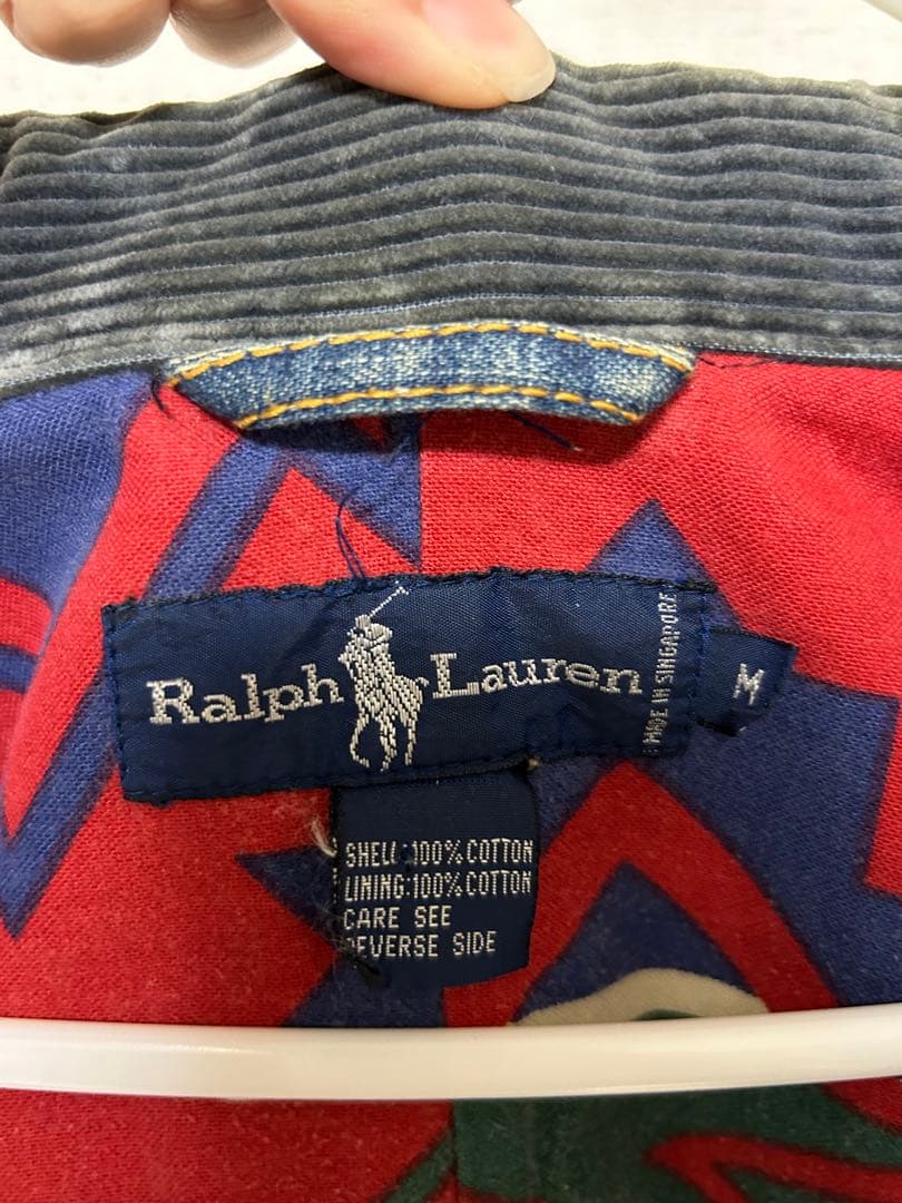 Ralph Lauren スタッズ付きデニムジャケット M