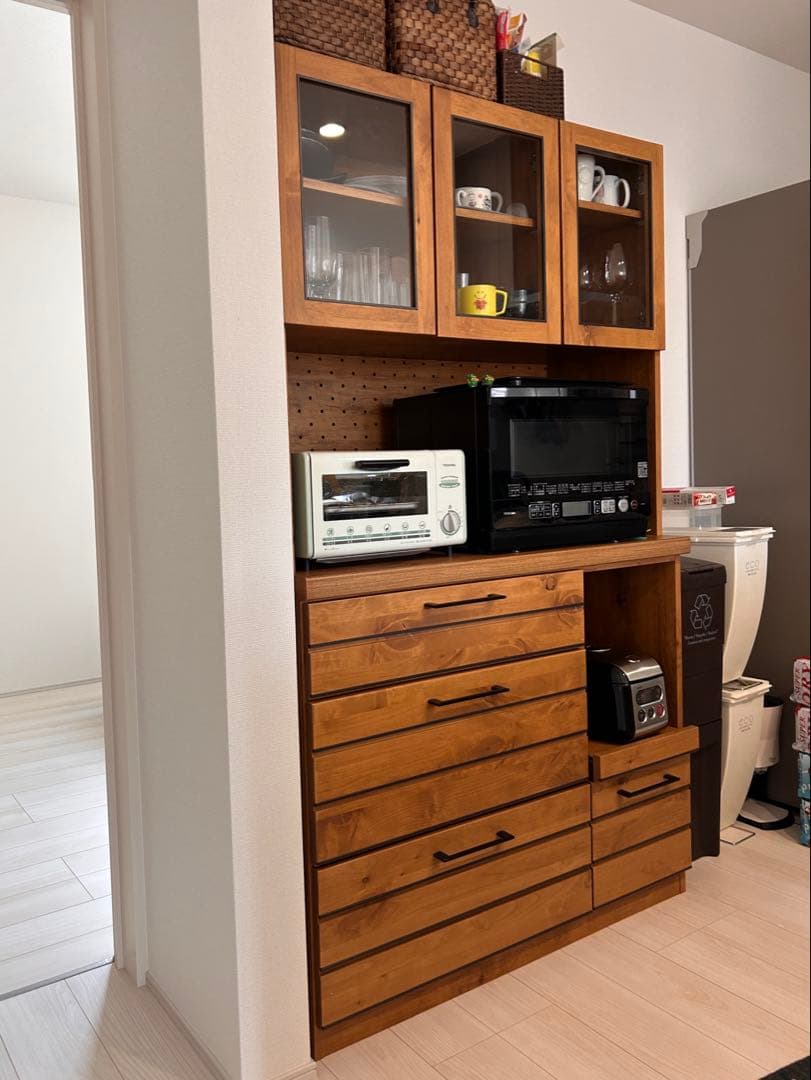 【開梱設置】Re:CENO リセノ LINA 105キッチンボード　下部