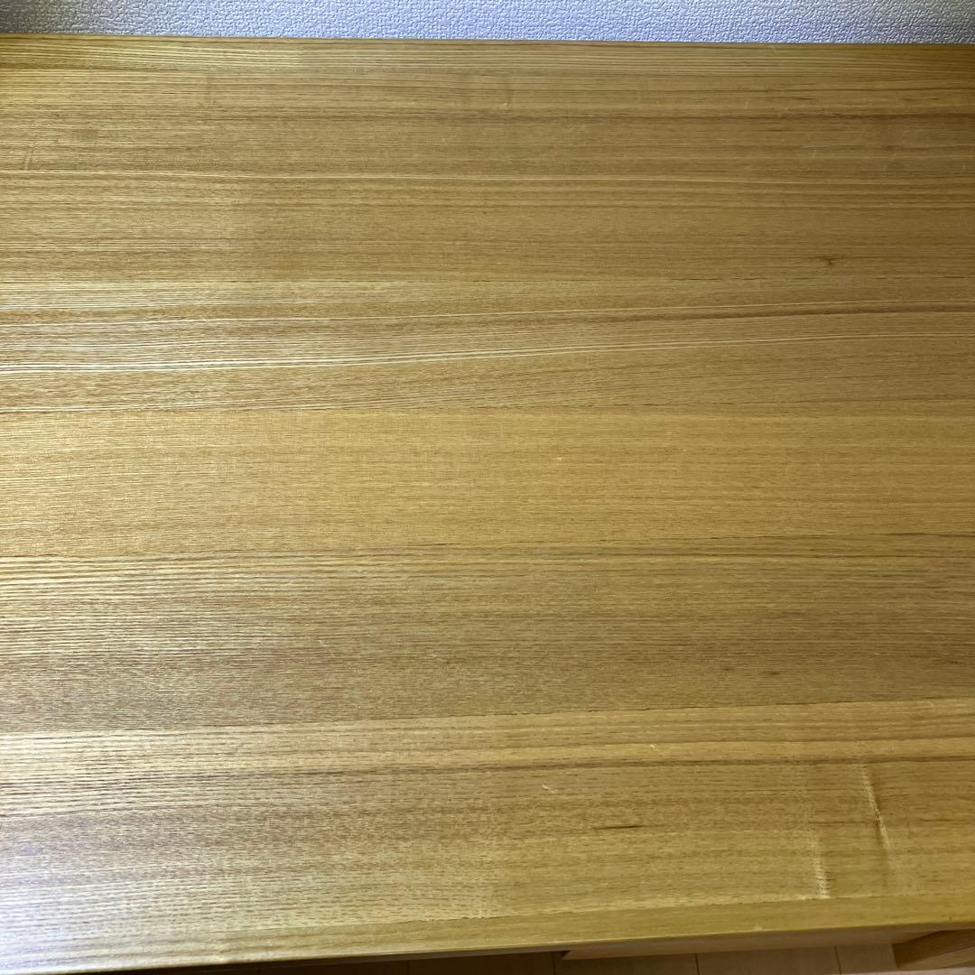 【直接お渡し】無印良品 タモ材 デスク/キャビネットセット　勉強机　中古