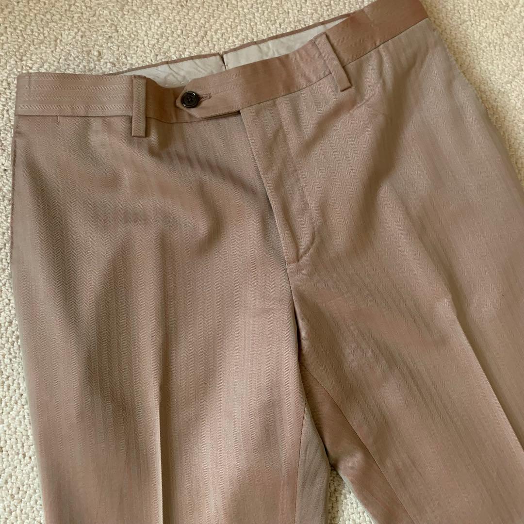 LARDINI ダブルスーツ JI811AQ ソラーロ ウール ベージュ 46