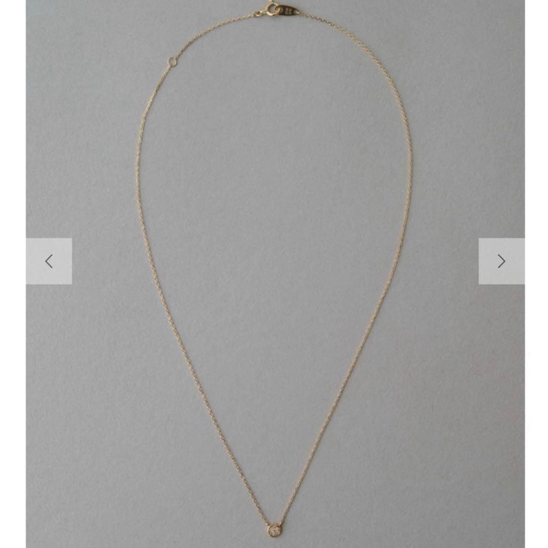 ロ*ー様 ete K10YG ブリリアント ブラウンダイヤモンド ネックレス