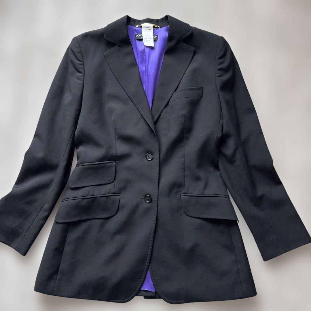 ビックサイズ【バージンウール】美品　ドルチェアンドガッバーナ　テーラード3L