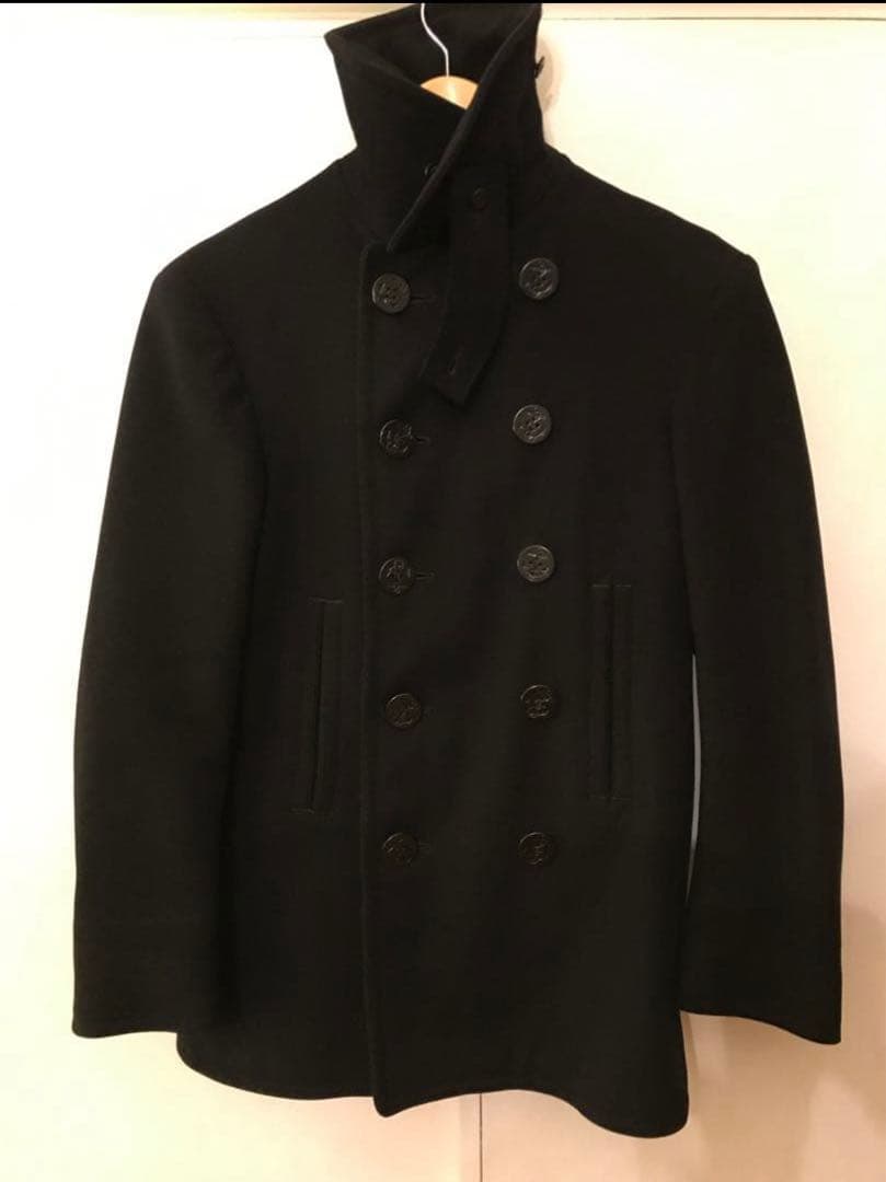 40s 本物 U.S. NAVY ヴィンテージ Pコート 希少 S サイズ