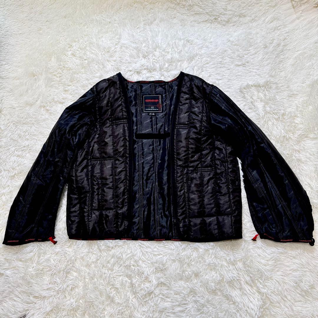 極美品✨コミネ ビッグサイズ！JK-597 オールシーズン プロテクター 黒