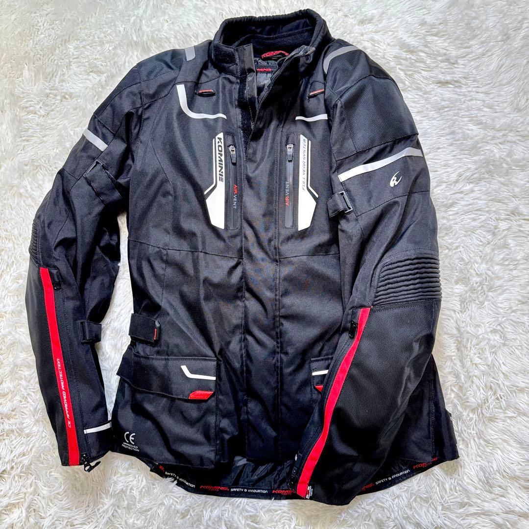 極美品✨コミネ ビッグサイズ！JK-597 オールシーズン プロテクター 黒