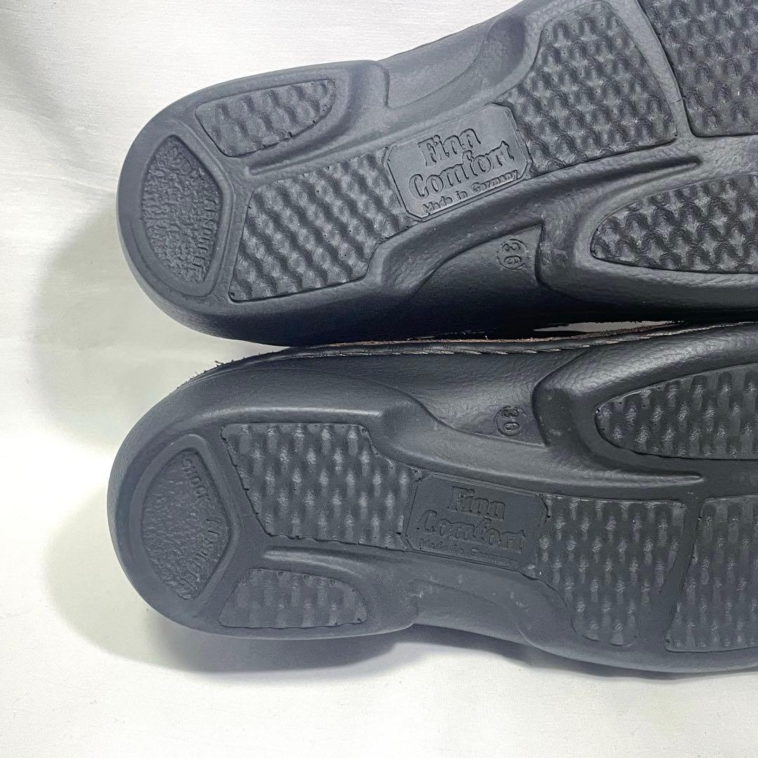 ★フィンコンフォート ナッシュビル Tストラップ レザー ブラウン 23㎝