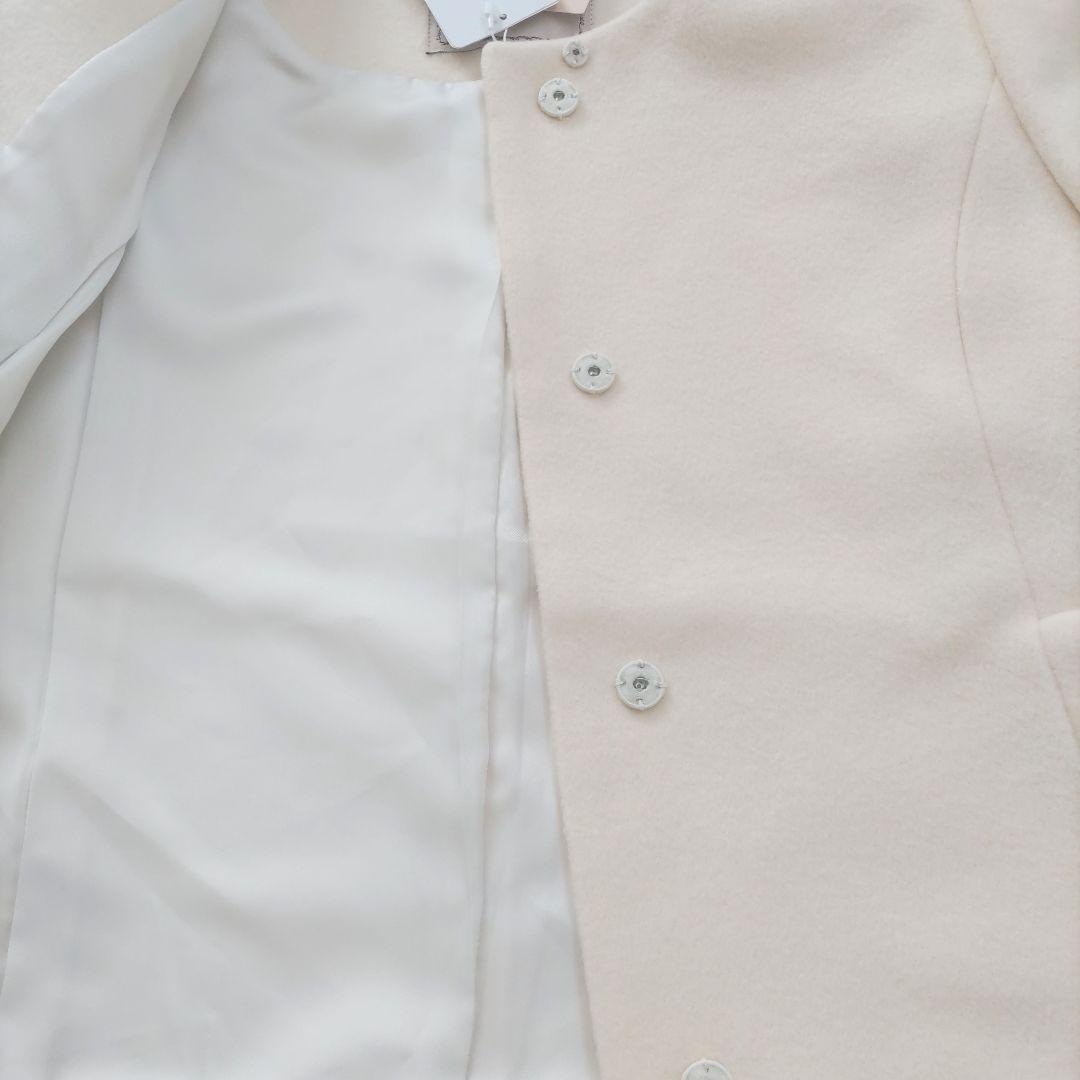 ♡アプワイザーリッシェ♡ビジューショートコート　アンゴラ　ウール