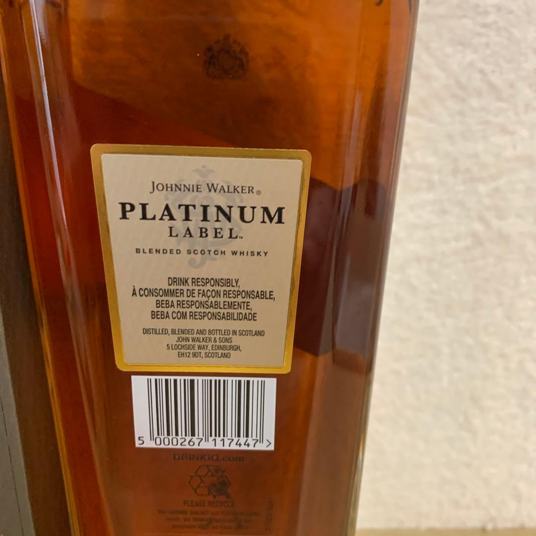古酒ジョニー・ウォーカー プラチナムラベル 18年1000ml