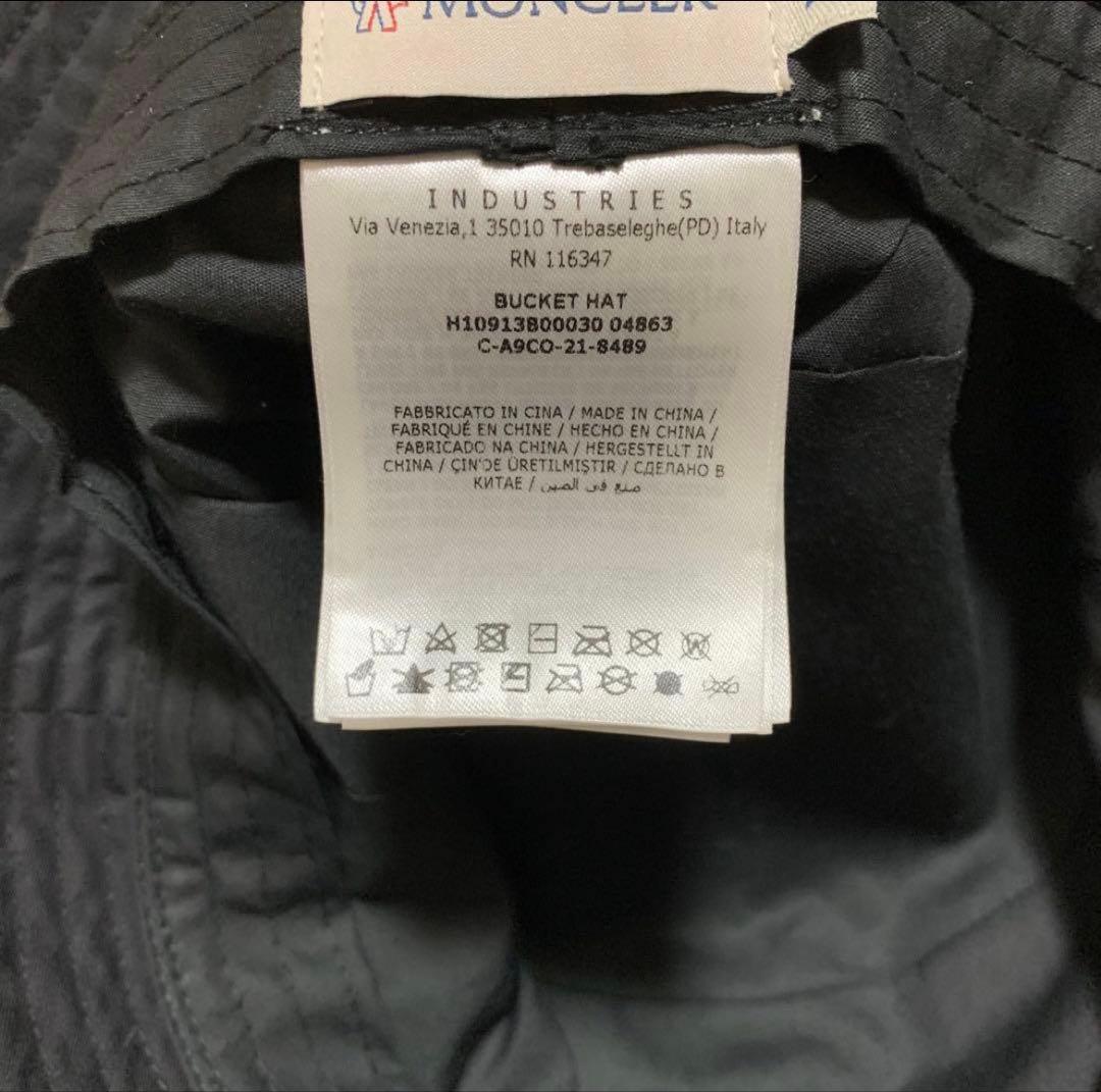 チ*ズ様 チーズ★ モンクレール　帽子　バケットハット　ブラック　黒　M