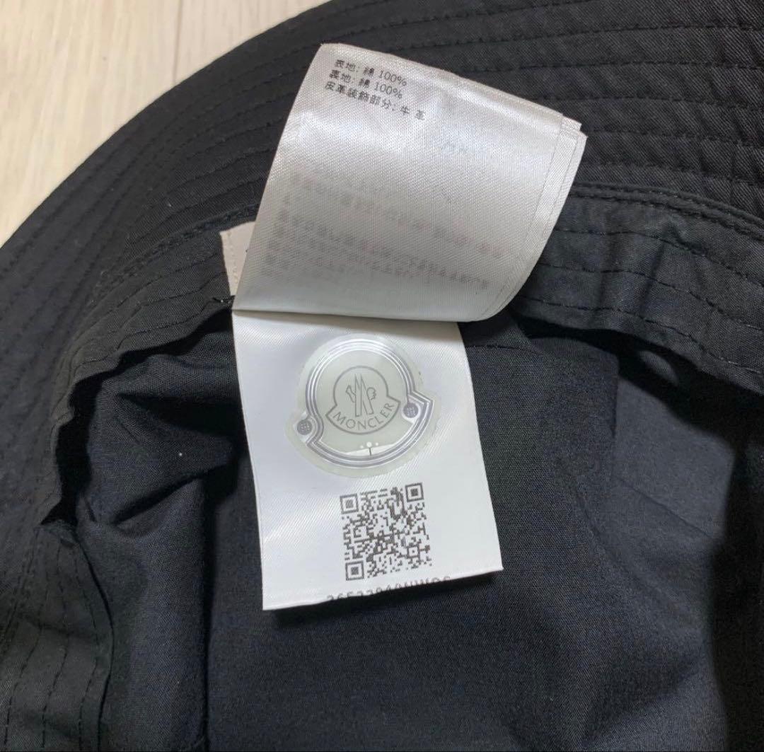 チ*ズ様 チーズ★ モンクレール　帽子　バケットハット　ブラック　黒　M