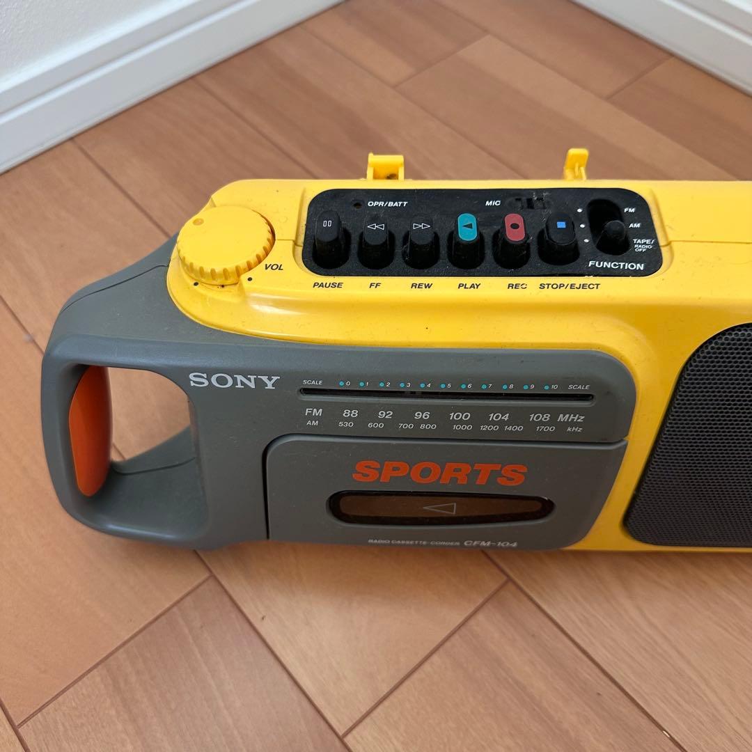 ソニーラジカセ CFM－104 スポーツ　海外仕様
