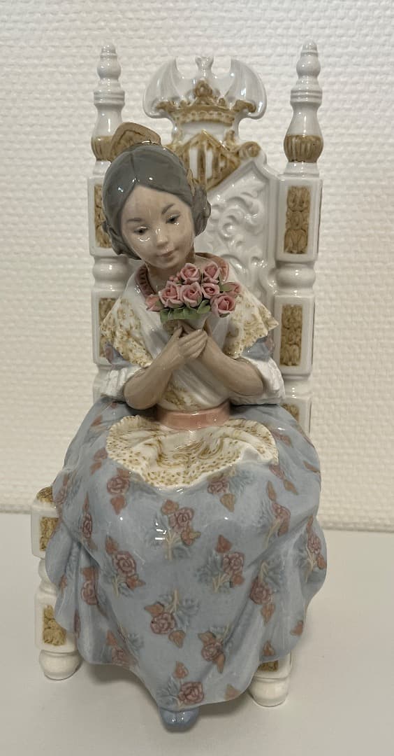 【美品】LLADROリヤドロ『バレンシアの少女』1396