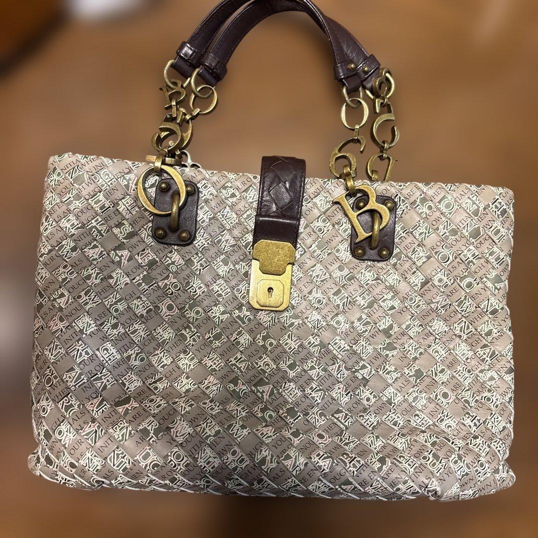 OTTEGA VENETA 編み込みハンドバッグ