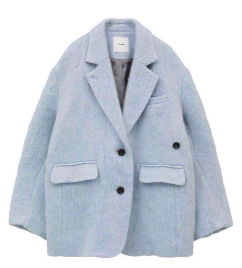 ジャケット・アウター MIX SHAGGY OVER TAILORED JACKET