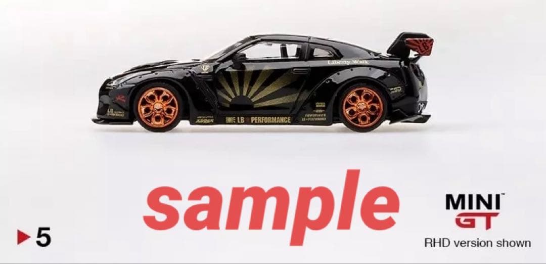 ミニカー MINIGT LIBERTY WALK Nissan GT-RR35