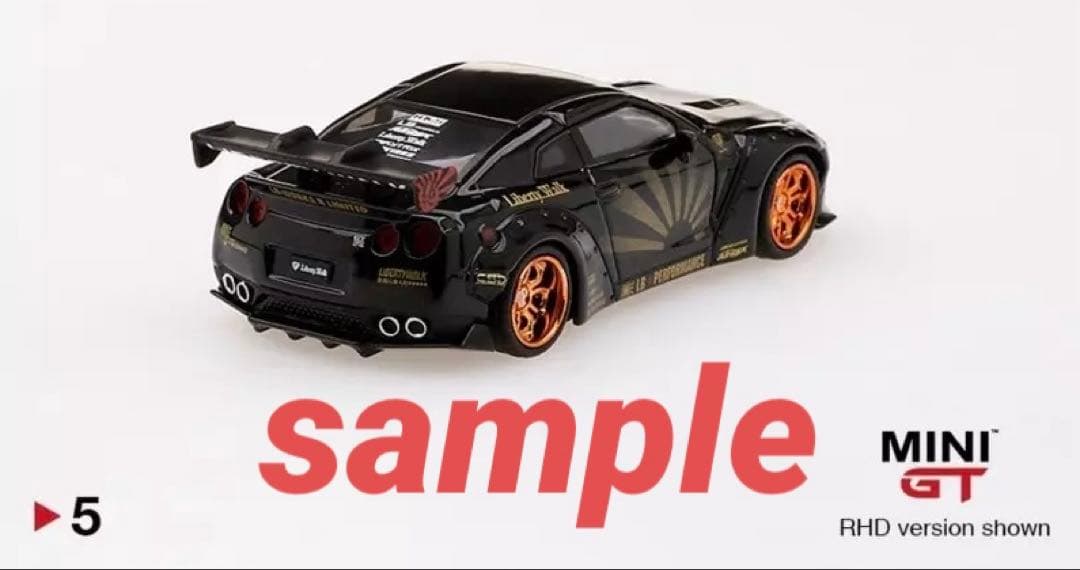 ミニカー MINIGT LIBERTY WALK Nissan GT-RR35