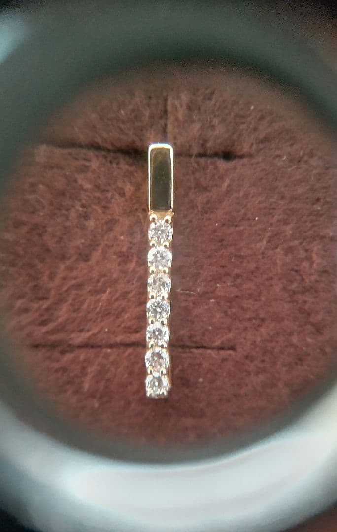 K18ダイヤモンドピアス 片耳用