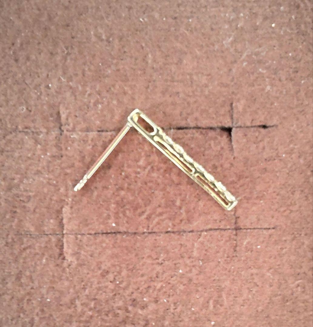 K18ダイヤモンドピアス 片耳用