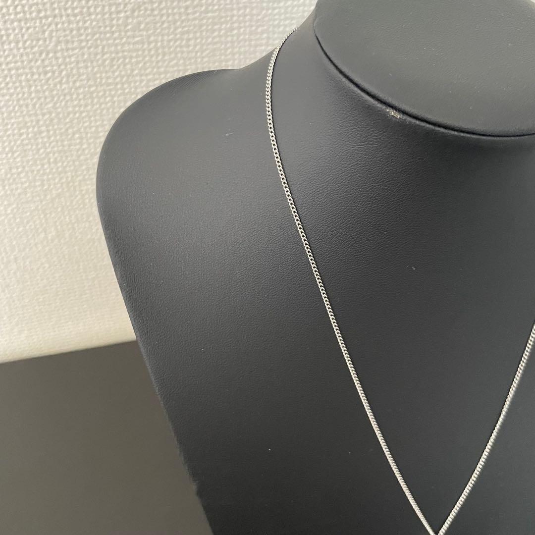 美品 CELINE ネックレス ラインストーン トリオンフ シルバー