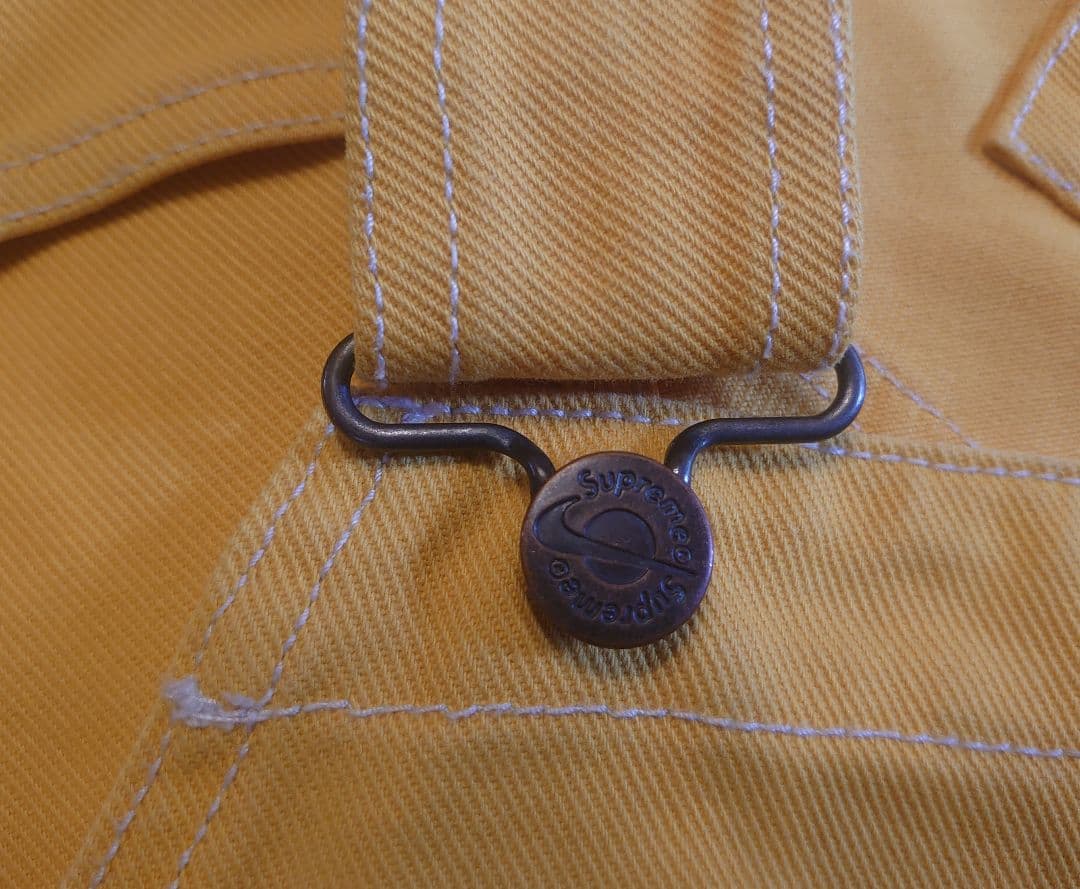 さ*る様 シュプリーム ナイキ オーバーオール L 黄