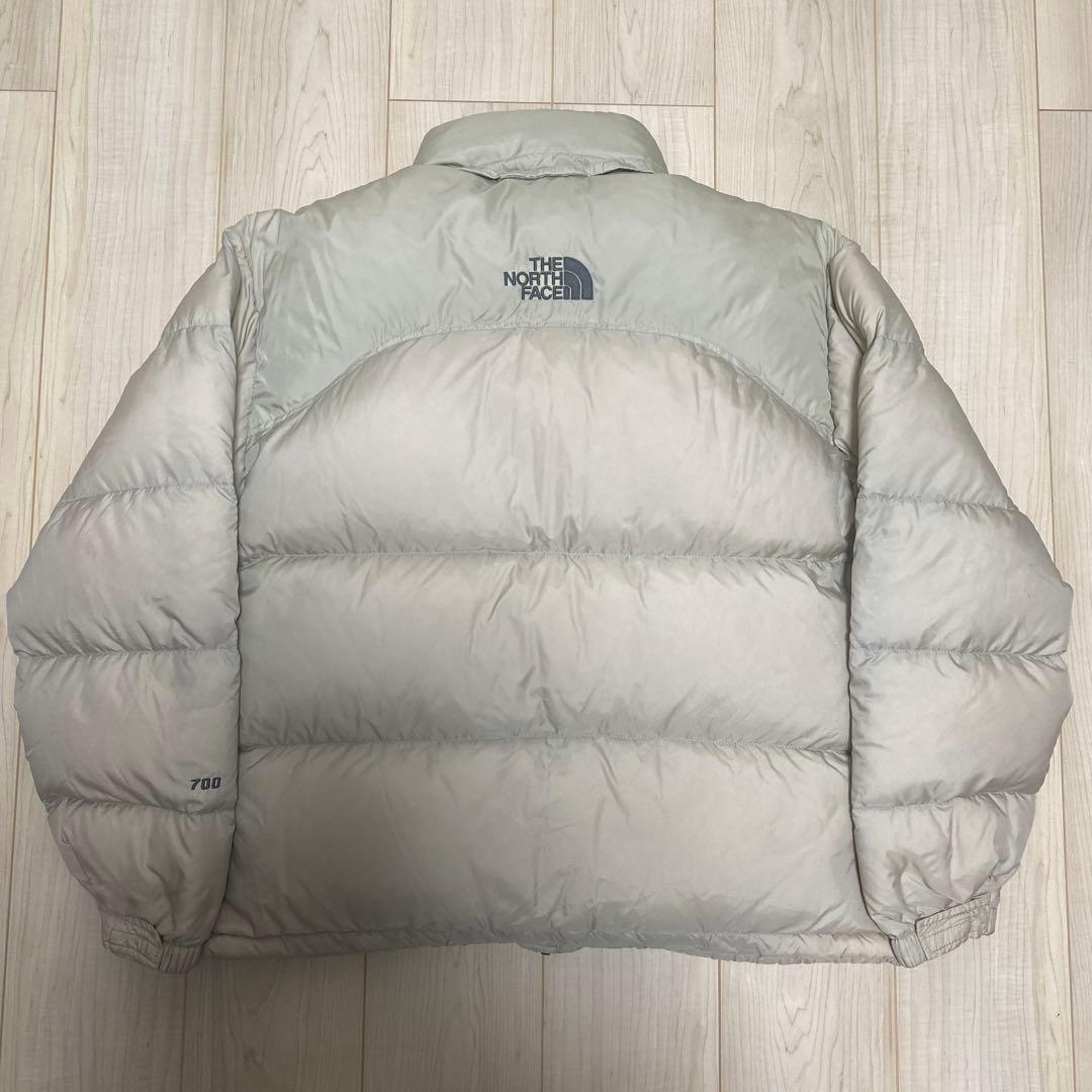 【希少カラー、Lサイズ】ノースフェイス ヌプシダウン センターロゴND00360
